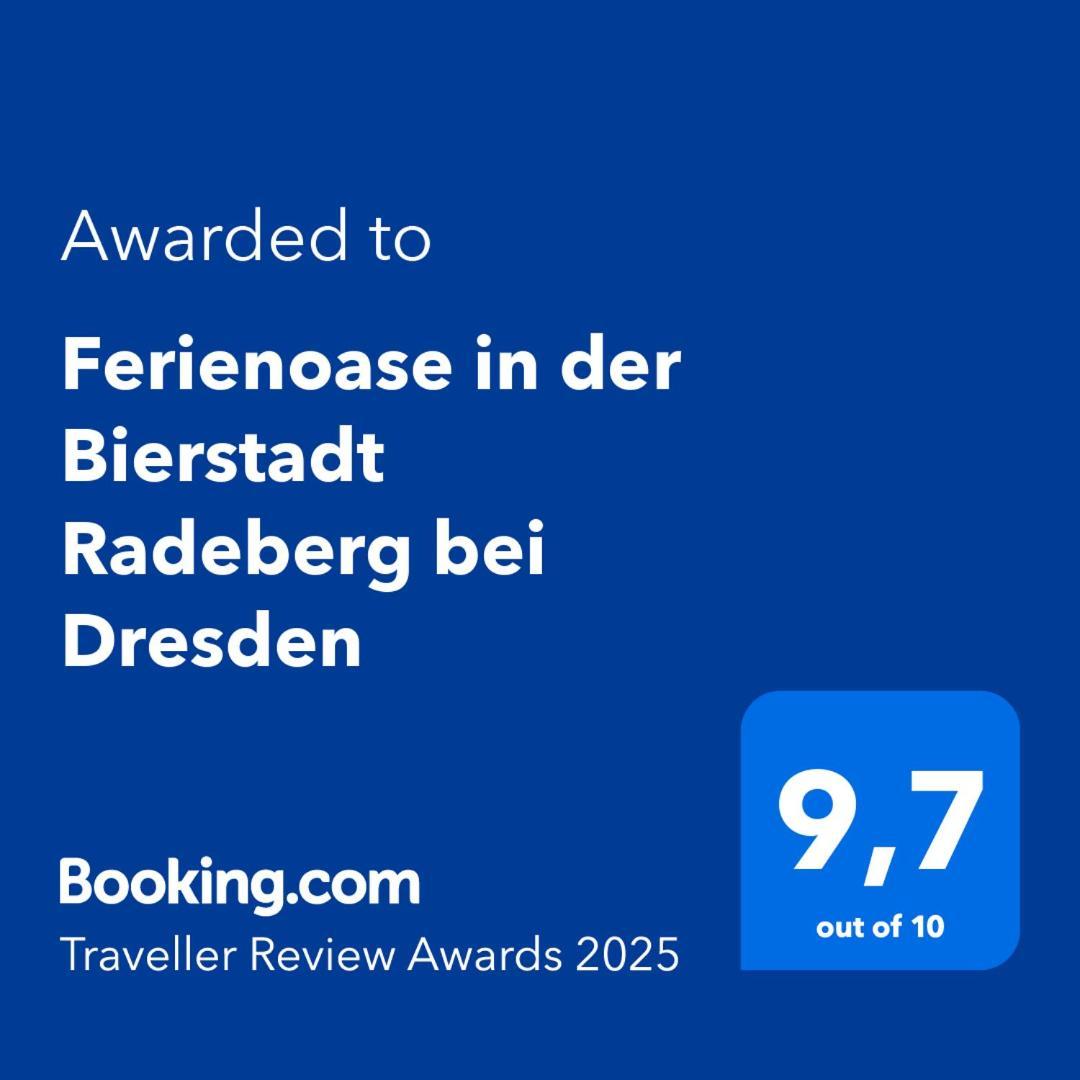 Ferienoase In Der Bierstadt Radeberg Bei Dresden Exteriör bild